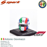 Modelauto 1:8 | Spark HSP046 | Alfa Romeo Helm | Alfa Romeo F1 2019 Modelauto 1:8 | Spark HSP046 | Alfa Romeo Helm | Alfa Romeo F1 2019
