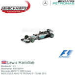 Modelauto 1:43 | Minichamps 436150044 | Mercedes AMG F1 W06 Hybrid | MERCEDES AMG PETRONAS F1 TEAM 2015 Modelauto 1:43 | Minichamps 436150044 | Mercedes AMG F1 W06 Hybrid | MERCEDES AMG PETRONAS F1 TEAM 2015