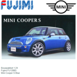 Bouwpakket 1:24 | Fujimi FU12663 | Mini Cooper S Blue Bouwpakket 1:24 | Fujimi FU12663 | Mini Cooper S Blue