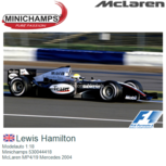 Modelauto 1:18 | Minichamps 530044418 | McLaren MP4/19 Mercedes 2004 Modelauto 1:18 | Minichamps 530044418 | McLaren MP4/19 Mercedes 2004