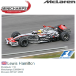 Modelauto 1:18 | Minichamps 530064418 | McLaren MP4/21 2006 Modelauto 1:18 | Minichamps 530064418 | McLaren MP4/21 2006