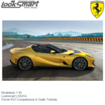 Modelauto 1:43 | Looksmart LS531A | Ferrari 812 Competizione A Giallo Tristrato Modelauto 1:43 | Looksmart LS531A | Ferrari 812 Competizione A Giallo Tristrato