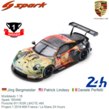 Modelauto 1:18 | Spark 18S440 | Porsche 911 RSR LMGTE-AM | Project 1 2019 #56 France / Le Mans 24 Hours Modelauto 1:18 | Spark 18S440 | Porsche 911 RSR LMGTE-AM | Project 1 2019 #56 France / Le Mans 24 Hours