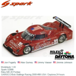 Modelauto 1:43 | Spark S2998 | Riley MK 20 Pontiac | GAINSCO/Bob Stallings Racing 2009 #99 USA / Daytona 24 hours Modelauto 1:43 | Spark S2998 | Riley MK 20 Pontiac | GAINSCO/Bob Stallings Racing 2009 #99 USA / Daytona 24 hours