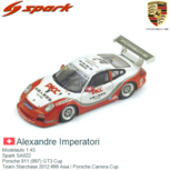 Modelauto 1:43 | Spark SA022 | Porsche 911 (997) GT3 Cup | Team Starchase 2012 #99 Asia / Porsche Carrera Cup Modelauto 1:43 | Spark SA022 | Porsche 911 (997) GT3 Cup | Team Starchase 2012 #99 Asia / Porsche Carrera Cup