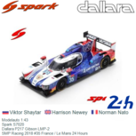 Modelauto 1:43 | Spark S7020 | Dallara P217 Gibson LMP-2 | SMP Racing 2018 #35 France / Le Mans 24 Hours Modelauto 1:43 | Spark S7020 | Dallara P217 Gibson LMP-2 | SMP Racing 2018 #35 France / Le Mans 24 Hours