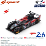 Modelauto 1:43 | Spark S7019 | Ligier JS P217 Gibson LMP2 | Jackie Chan DC Racing 2018 #34 France / Le Mans 24 Hours Modelauto 1:43 | Spark S7019 | Ligier JS P217 Gibson LMP2 | Jackie Chan DC Racing 2018 #34 France / Le Mans 24 Hours