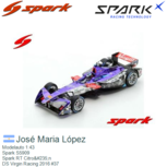 Modelauto 1:43 | Spark S5909 | Spark RT Citroën | DS Virgin Racing 2016 #37 Modelauto 1:43 | Spark S5909 | Spark RT Citroën | DS Virgin Racing 2016 #37