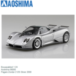 Bouwpakket 1:24 | Aoshima 06000 | Pagani Zonda C12S Silver 2000 Bouwpakket 1:24 | Aoshima 06000 | Pagani Zonda C12S Silver 2000