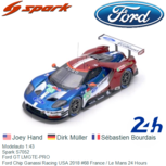 Modelauto 1:43 | Spark S7052 | Ford GT LMGTE-PRO | Ford Chip Ganassi Racing USA 2018 #68 France / Le Mans 24 Hours Modelauto 1:43 | Spark S7052 | Ford GT LMGTE-PRO | Ford Chip Ganassi Racing USA 2018 #68 France / Le Mans 24 Hours