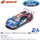 Modelauto 1:43 | Spark S7053 | Ford GT LMGTE-PRO | Ford Chip Ganassi Racing USA 2018 #69 France / Le Mans 24 Hours Modelauto 1:43 | Spark S7053 | Ford GT LMGTE-PRO | Ford Chip Ganassi Racing USA 2018 #69 France / Le Mans 24 Hours