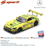 Modelauto 1:43 | Spark AS035 | Mercedes Benz AMG GT3 | GruppeM Racing 2019 #999a Australia / Bathurst / 12 hours Modelauto 1:43 | Spark AS035 | Mercedes Benz AMG GT3 | GruppeM Racing 2019 #999a Australia / Bathurst / 12 hours
