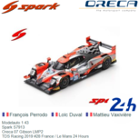 Modelauto 1:43 | Spark S7913 | Oreca 07 Gibson LMP2 | TDS Racing 2019 #28 France / Le Mans 24 Hours Modelauto 1:43 | Spark S7913 | Oreca 07 Gibson LMP2 | TDS Racing 2019 #28 France / Le Mans 24 Hours