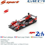 Modelauto 1:43 | Spark S7925 | Oreca 07 Gibson LMP2 | IDEC Sport 2019 #48 France / Le Mans 24 Hours Modelauto 1:43 | Spark S7925 | Oreca 07 Gibson LMP2 | IDEC Sport 2019 #48 France / Le Mans 24 Hours