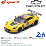 Modelauto 1:43 | Spark S7929 | Chevrolet Corvette C7.R LMGTE-PRO | Corvette Racing 2019 #64 France / Le Mans 24 Hours Modelauto 1:43 | Spark S7929 | Chevrolet Corvette C7.R LMGTE-PRO | Corvette Racing 2019 #64 France / Le Mans 24 Hours