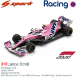 Modelauto 1:43 | Spark S6475 | Racing Point RP20 | BWT Racing Point F1 Team 2020 #18 Austria / Red Bull Ring / Styrian Grand Prix Modelauto 1:43 | Spark S6475 | Racing Point RP20 | BWT Racing Point F1 Team 2020 #18 Austria / Red Bull Ring / Styrian Grand Prix