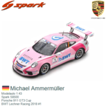 Modelauto 1:43 | Spark S8500 | Porsche 911 GT3 Cup | BWT Lechner Racing 2018 #1 Modelauto 1:43 | Spark S8500 | Porsche 911 GT3 Cup | BWT Lechner Racing 2018 #1