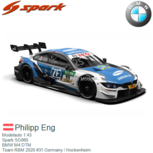 Modelauto 1:43 | Spark SG665 | BMW M4 DTM | Team RBM 2020 #31 Germany / Hockenheim Modelauto 1:43 | Spark SG665 | BMW M4 DTM | Team RBM 2020 #31 Germany / Hockenheim