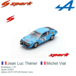 Modelauto 1:43 | Spark S5493 | Alpine A310 1975 #5 Monte Carlo Modelauto 1:43 | Spark S5493 | Alpine A310 1975 #5 Monte Carlo