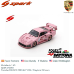 Modelauto 1:43 | Spark US093 | Porsche 935 M16 1983 #47 USA / Daytona 24 hours Modelauto 1:43 | Spark US093 | Porsche 935 M16 1983 #47 USA / Daytona 24 hours