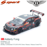 Modelauto 1:18 | Spark 18SA003 | Bentley Continental GT3 2015 #18 China / Macau / Macau Grand Prix Modelauto 1:18 | Spark 18SA003 | Bentley Continental GT3 2015 #18 China / Macau / Macau Grand Prix