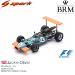 Modelauto 1:43 | Spark S5706 | BRM P133 1969 #12 Spain Modelauto 1:43 | Spark S5706 | BRM P133 1969 #12 Spain