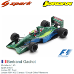 Modelauto 1:43 | Spark S8077 | Jordan 191 Ford | Jordan 1991 #32 Canada / Circuit Gilles Villeneuve Modelauto 1:43 | Spark S8077 | Jordan 191 Ford | Jordan 1991 #32 Canada / Circuit Gilles Villeneuve