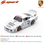 Modelauto 1:43 | Spark S4754 | Porsche 935 J KREEPY CRAWLY 1981 #3 South Africa / Kyalami / 9 Hours Endurance Modelauto 1:43 | Spark S4754 | Porsche 935 J KREEPY CRAWLY 1981 #3 South Africa / Kyalami / 9 Hours Endurance