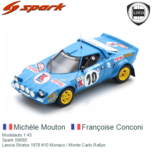 Modelauto 1:43 | Spark S9092 | Lancia Stratos 1978 #10 Monaco / Monte Carlo Rallye Modelauto 1:43 | Spark S9092 | Lancia Stratos 1978 #10 Monaco / Monte Carlo Rallye