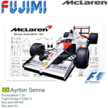 Bouwpakket 1:20 | Fujimi Mokei FU09213 | McLaren MP4/6 | McLaren #1 Bouwpakket 1:20 | Fujimi Mokei FU09213 | McLaren MP4/6 | McLaren #1