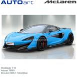 Modelauto 1:18 | Autoart 76083 | McLaren 600LT Fistral Blue Modelauto 1:18 | Autoart 76083 | McLaren 600LT Fistral Blue