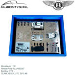 Modelauto 1:18 | Almost Real ALM430307 | Bentley GT3 | TEAM ABSOLUTE 2015 #8 Modelauto 1:18 | Almost Real ALM430307 | Bentley GT3 | TEAM ABSOLUTE 2015 #8
