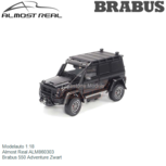 Modelauto 1:18 | Almost Real ALM860303 | Brabus 550 Adventure Zwart Modelauto 1:18 | Almost Real ALM860303 | Brabus 550 Adventure Zwart