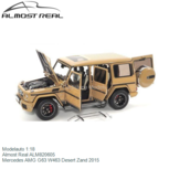 Modelauto 1:18 | Almost Real ALM820605 | Mercedes AMG G63 W463 Desert Zand 2015 Modelauto 1:18 | Almost Real ALM820605 | Mercedes AMG G63 W463 Desert Zand 2015