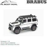 Modelauto 1:18 | Almost Real ALM860305 | Brabus 550 Adventure Wit 2016 Modelauto 1:18 | Almost Real ALM860305 | Brabus 550 Adventure Wit 2016