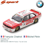 Modelauto 1:43 | Spark SF150 | BMW M3 E30 1989 #14 France / Tour de Corse Modelauto 1:43 | Spark SF150 | BMW M3 E30 1989 #14 France / Tour de Corse