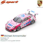 Modelauto 1:43 | Spark S8504 | Porsche 911 GT3 Cup BWT 2019 #1 Modelauto 1:43 | Spark S8504 | Porsche 911 GT3 Cup BWT 2019 #1