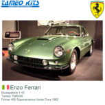 Bouwpakket 1:43 | Tameo TMK440 | Ferrari 400 Superamerica Verde Dora 1962 Bouwpakket 1:43 | Tameo TMK440 | Ferrari 400 Superamerica Verde Dora 1962