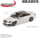 Modelauto 1:87 | Minichamps 870038502 | Brabus 850 Wit 2015 Modelauto 1:87 | Minichamps 870038502 | Brabus 850 Wit 2015