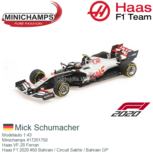 Modelauto 1:43 | Minichamps 417201750 | Haas VF-20 Ferrari | Haas F1 2020 #50 Bahrain / Circuit Sakhir / Bahrain GP Modelauto 1:43 | Minichamps 417201750 | Haas VF-20 Ferrari | Haas F1 2020 #50 Bahrain / Circuit Sakhir / Bahrain GP