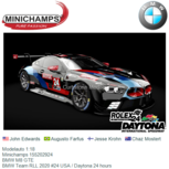 Modelauto 1:18 | Minichamps 155202924 | BMW M8 GTE | BMW Team RLL 2020 #24 USA / Daytona 24 hours Modelauto 1:18 | Minichamps 155202924 | BMW M8 GTE | BMW Team RLL 2020 #24 USA / Daytona 24 hours