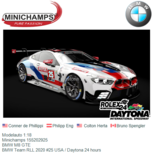 Modelauto 1:18 | Minichamps 155202925 | BMW M8 GTE | BMW Team RLL 2020 #25 USA / Daytona 24 hours Modelauto 1:18 | Minichamps 155202925 | BMW M8 GTE | BMW Team RLL 2020 #25 USA / Daytona 24 hours