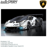 Modelauto 1:43 | Looksmart LS527SE | Lamborghini Essenza SCV12 | Lamborghini Squadra Corse Clienti #12 Modelauto 1:43 | Looksmart LS527SE | Lamborghini Essenza SCV12 | Lamborghini Squadra Corse Clienti #12