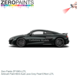 | Zero Paints ZP1083-LZ7L | Airbrush Paint 60ml Audi Lava Grey Pearl Effect LZ7L | Zero Paints ZP1083-LZ7L | Airbrush Paint 60ml Audi Lava Grey Pearl Effect LZ7L