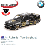 Modelauto 1:18 | Minichamps 155872044 | BMW M3 | JPS TEAM BMW 1987 #44 Modelauto 1:18 | Minichamps 155872044 | BMW M3 | JPS TEAM BMW 1987 #44