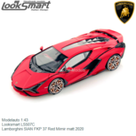 Modelauto 1:43 | Looksmart LS507C | Lamborghini SIAN FKP 37 Red Mimir matt 2020 Modelauto 1:43 | Looksmart LS507C | Lamborghini SIAN FKP 37 Red Mimir matt 2020
