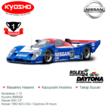 Modelauto 1:12 | Kyosho 8666AB | Nissan R91 CP | Nissan 1992 #23 USA / Daytona 24 hours Modelauto 1:12 | Kyosho 8666AB | Nissan R91 CP | Nissan 1992 #23 USA / Daytona 24 hours