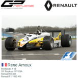 Modelauto 1:18 | GP Replicas GP103A | Renault RE30B | Renault F1 1982 #15 Modelauto 1:18 | GP Replicas GP103A | Renault RE30B | Renault F1 1982 #15