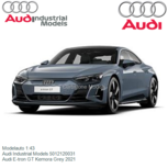 Modelauto 1:43 | Audi Industrial Models 5012120031 | Audi E-tron GT Kemora Grey 2021 Modelauto 1:43 | Audi Industrial Models 5012120031 | Audi E-tron GT Kemora Grey 2021
