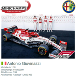 Modelauto 1:18 | Minichamps 110200099 | Alfa Romeo C39 | Alfa Romeo Racing F1 2020 #99 Modelauto 1:18 | Minichamps 110200099 | Alfa Romeo C39 | Alfa Romeo Racing F1 2020 #99